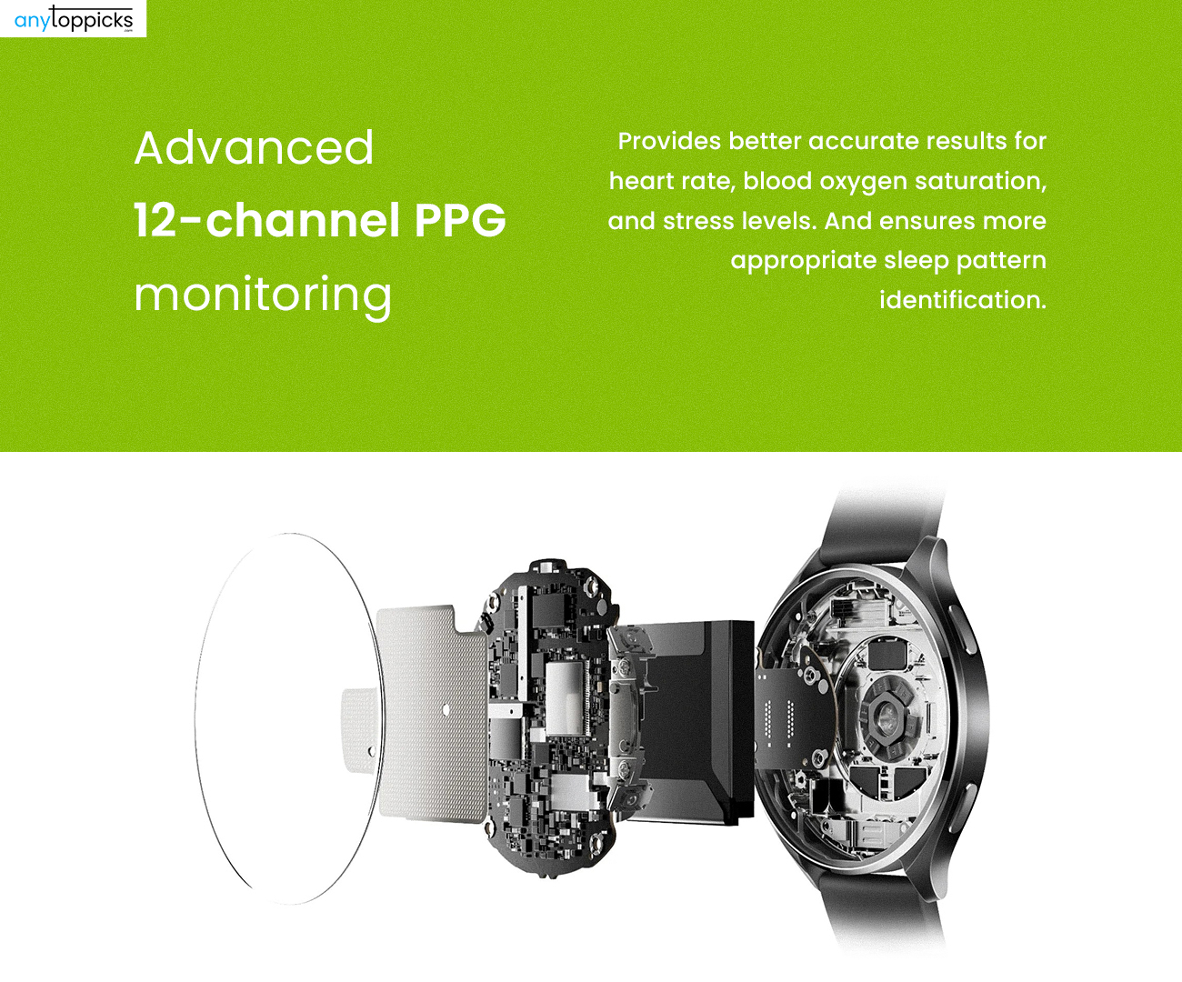 Advanced Heart Monitoring Sensors of the best budget smartwatch