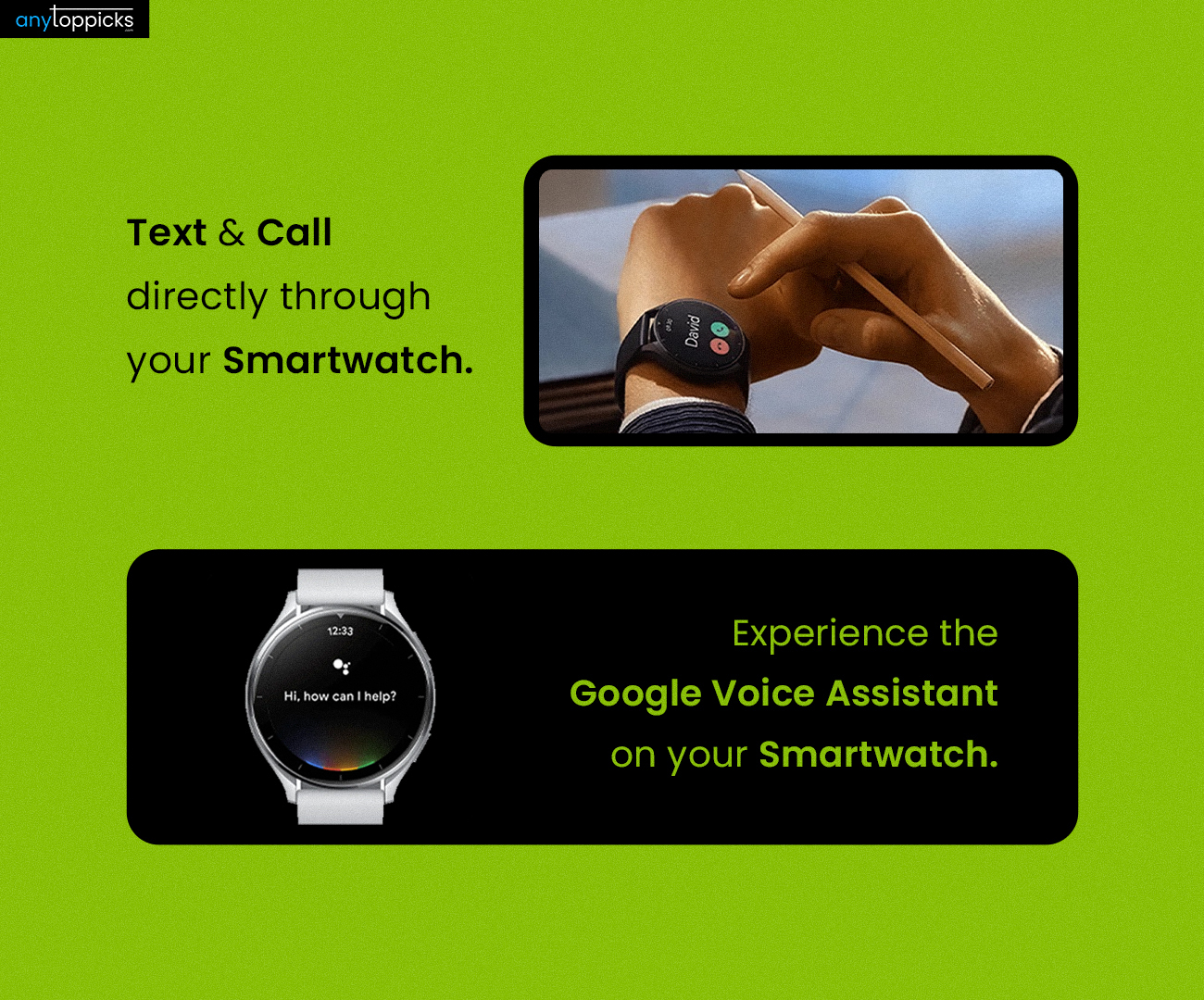 Text and Calling Feature of the best budget smartwatch