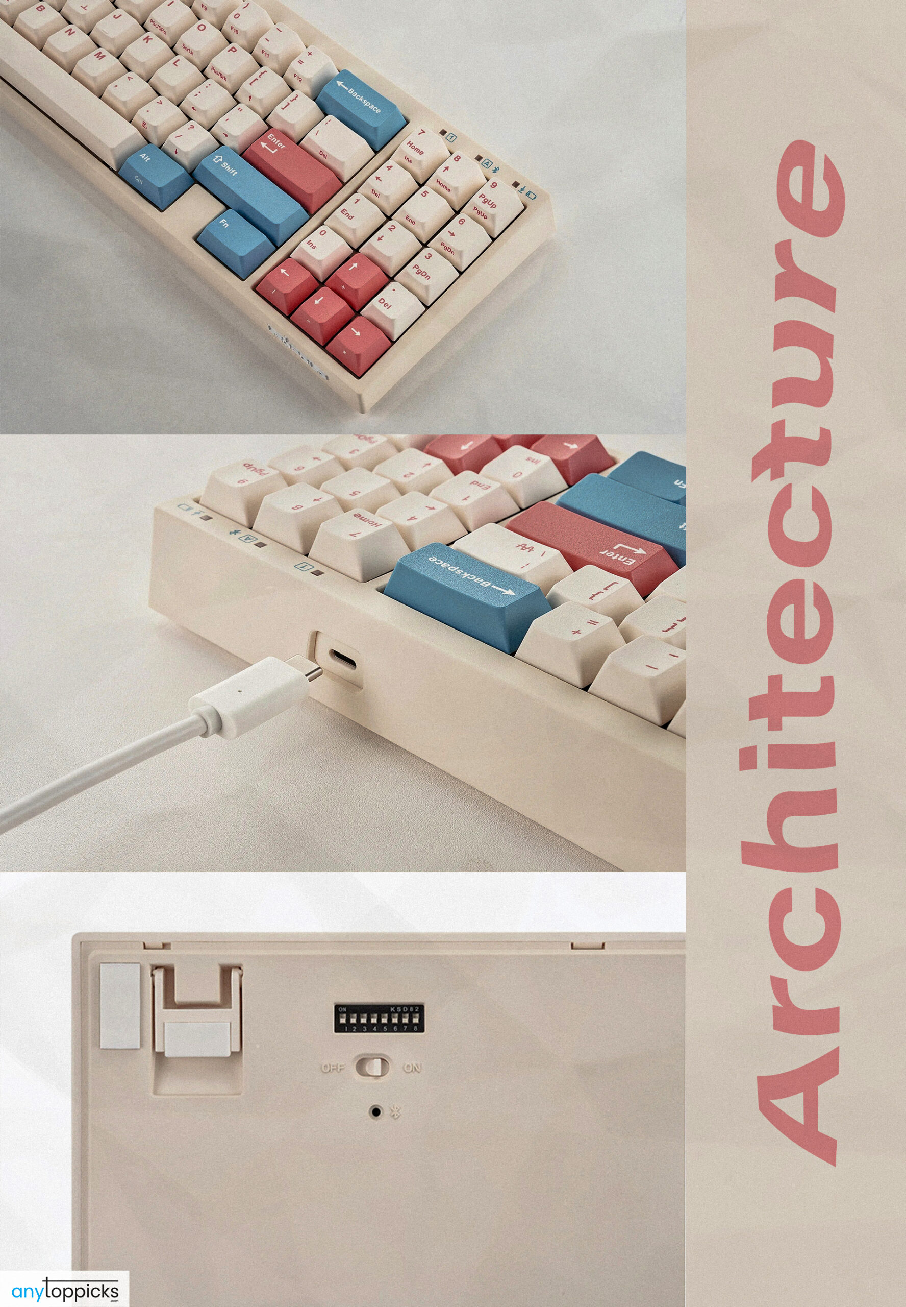 Architecture of this bluetooth mechanical keyboard