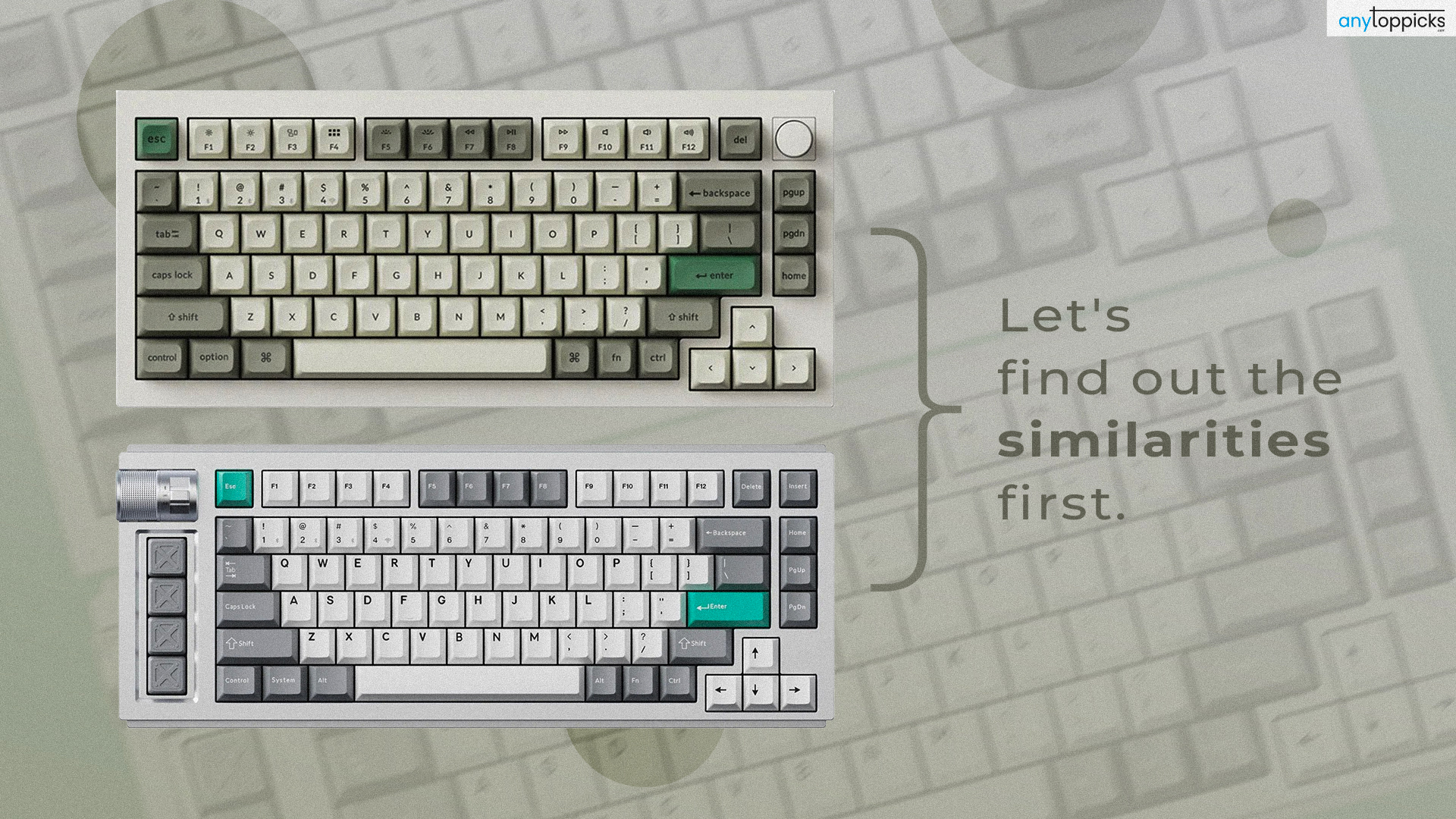 Let's find out the similarities first of this best mechanical keyboard