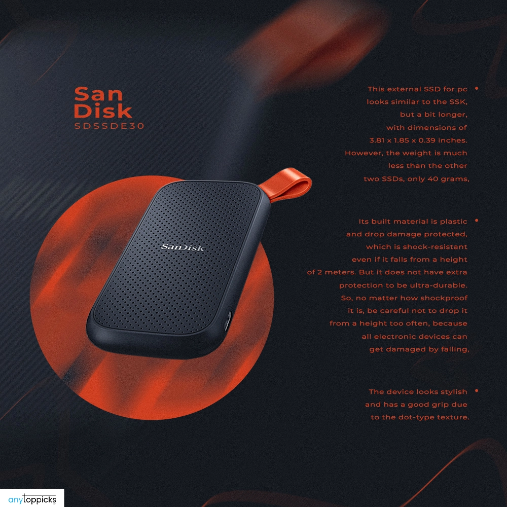 SanDisk External SSD for PC